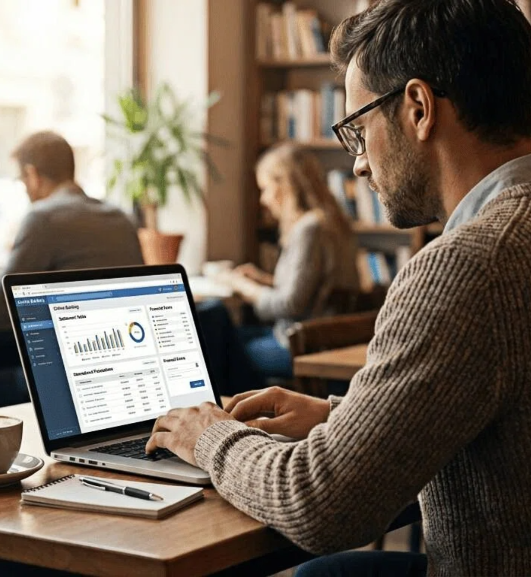 Illustration Internationale Abrechnungs-Spezialist